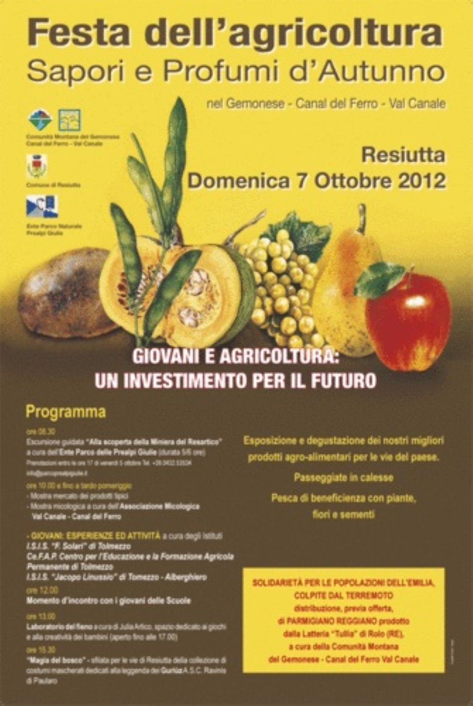 Festa dell’agricoltura 2012  a Resiutta
