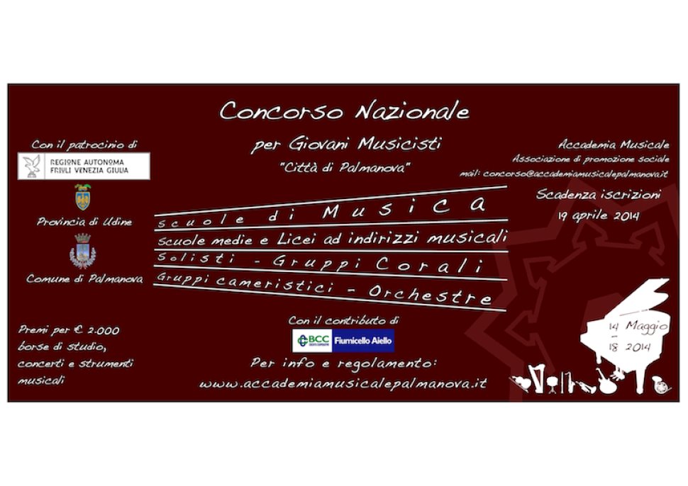 Concorso Nazionale per giovani musicisti e Premio Pianistico Internazionale