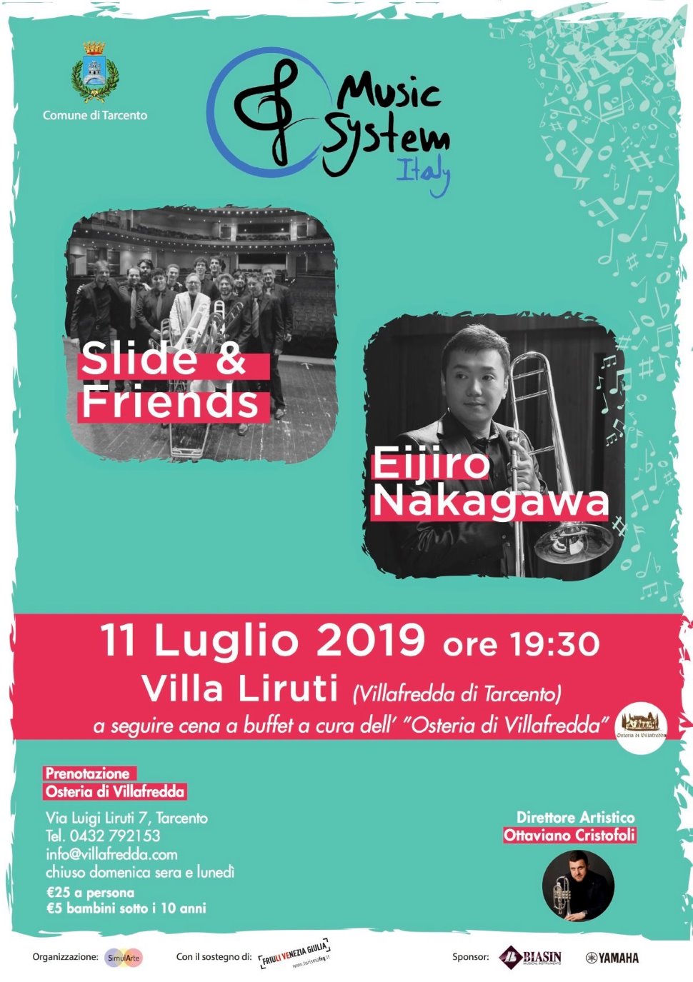 Eijiro Nakagawa e Slide & Friends in concerto a Villafredda di Tarcento