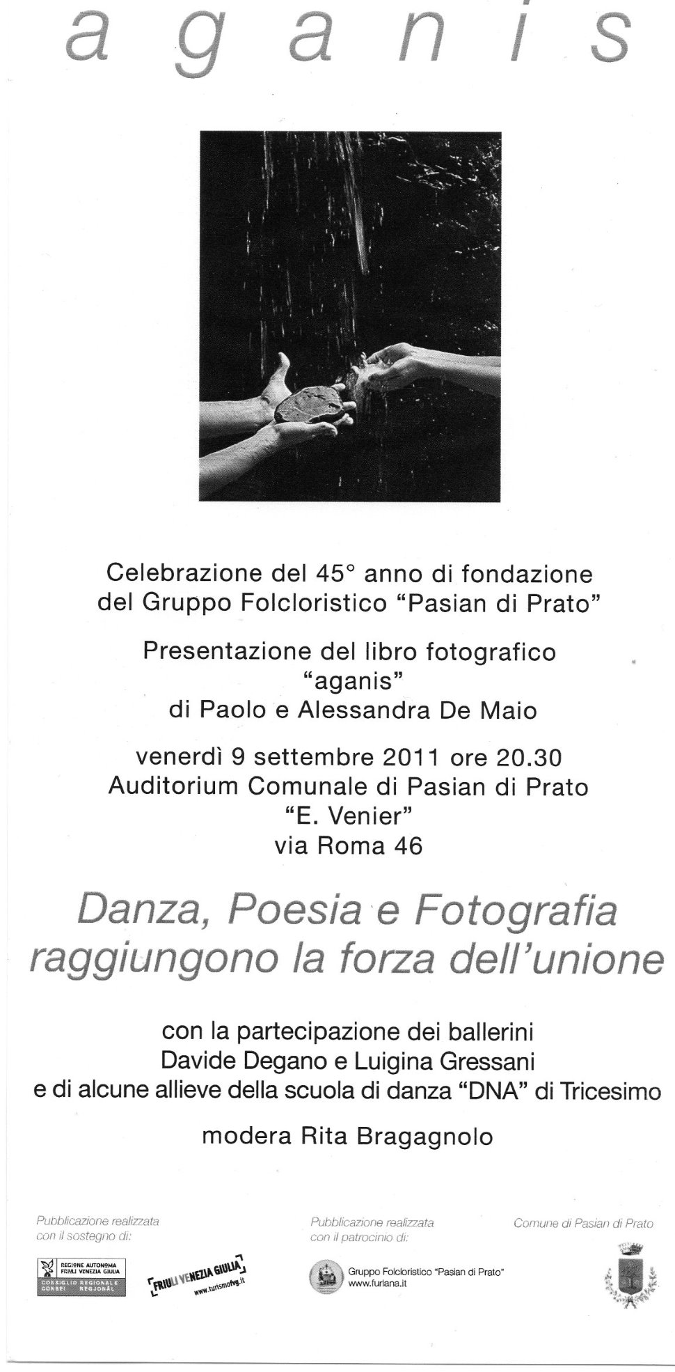 Presentazione del libro fotografico "AGANIS" di Paolo e Alessandra De Maio