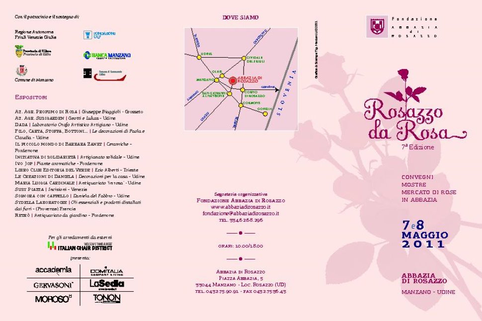 Rosazzo da Rosa 7^ ed. 7/8 maggio 2011