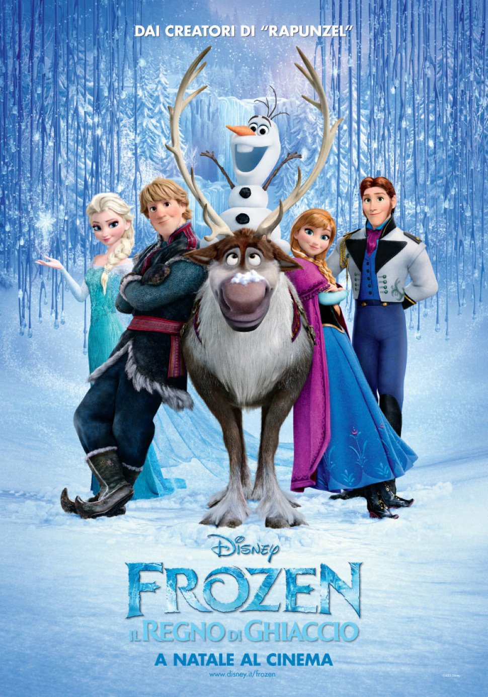 Proiezione di Frozen: il regno di ghiaccio