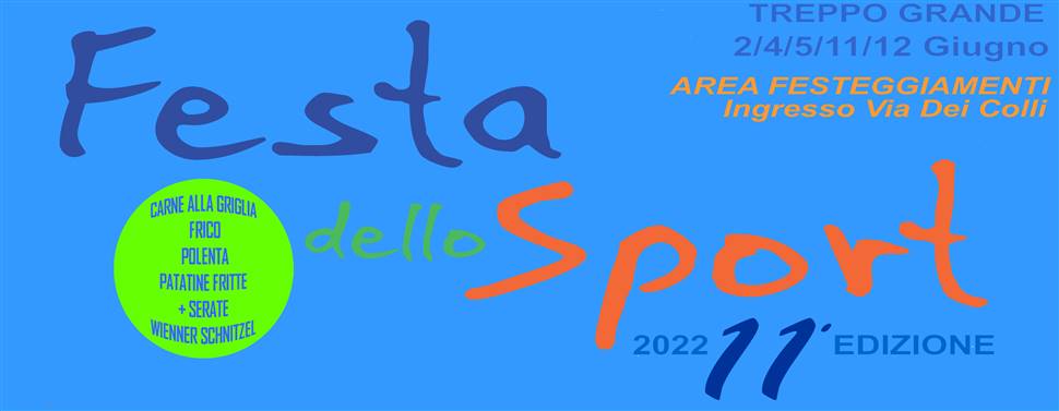 FESTA DELLO SPORT 2022