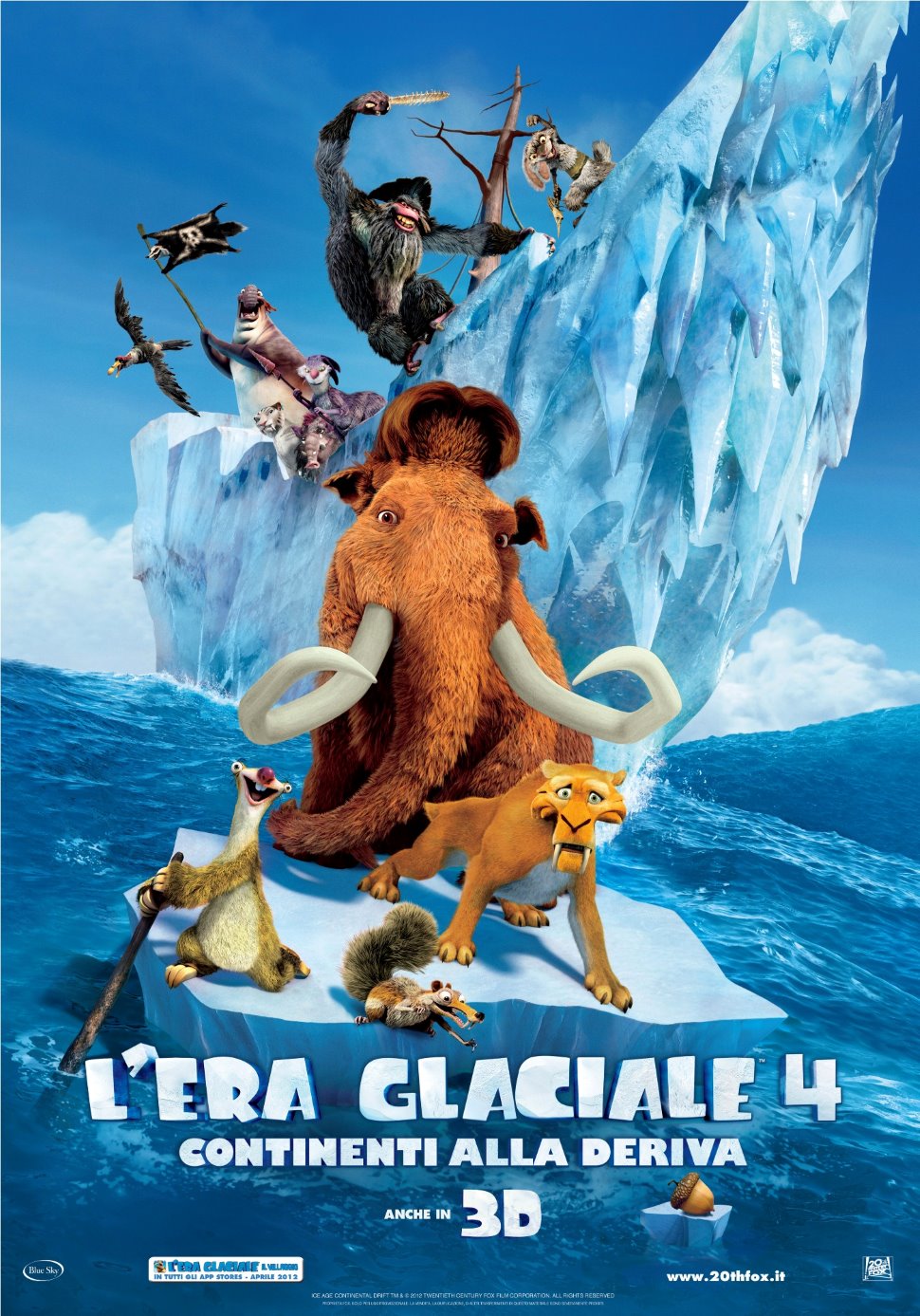 Proiezione del film "L'ERA GLACIALE 4: CONTINENTI ALLA DERIVA"