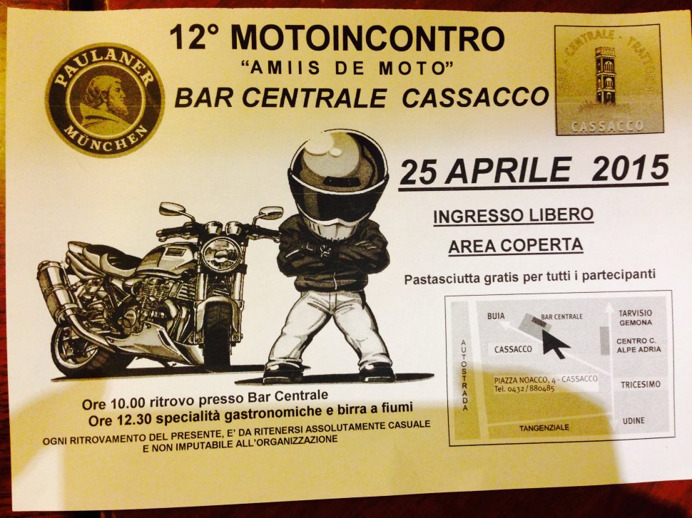 12° MOTOINCONTRO "AMIIS DE MOTO" BAR CENTRALE CASSACCO