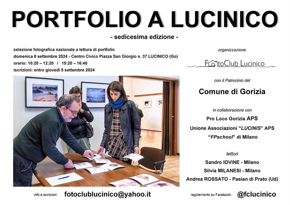 PORTFOLIO A LUCINICO - 16^ edizione