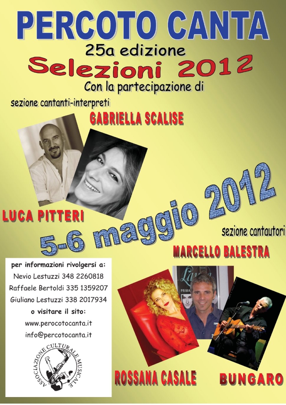 PERCOTO CANTA 2012 -25a Edizione