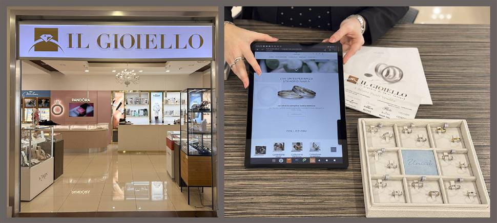 Vieni a trovarci e scopri il progetto UNICA®. Con l’aiuto di un software dedicato potrai creare le tue fedi nuziali personalizzate.