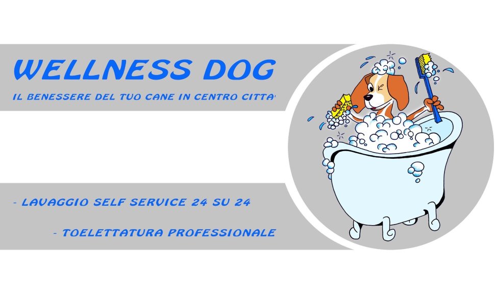 WELLNESS DOG: LAVAGGIO SELF SERVICE 24 SU 24 & TOELETTATURA PROFESSIONALE