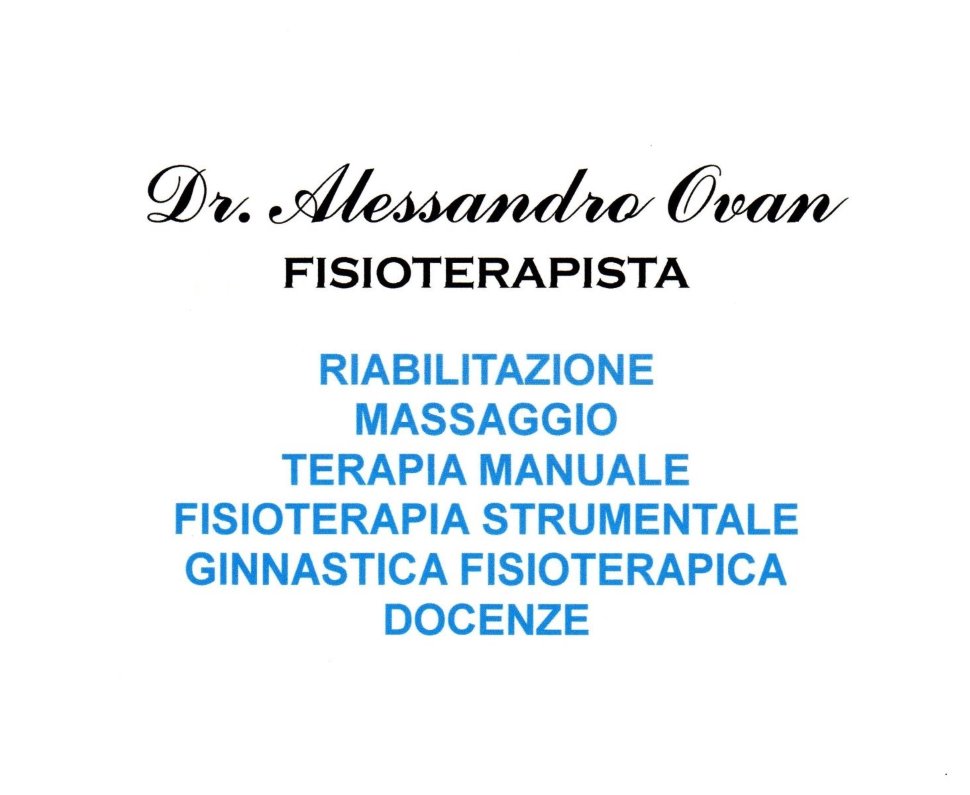 DR. ALESSANDRO OVAN FISIOTERAPISTA - Tricesimo