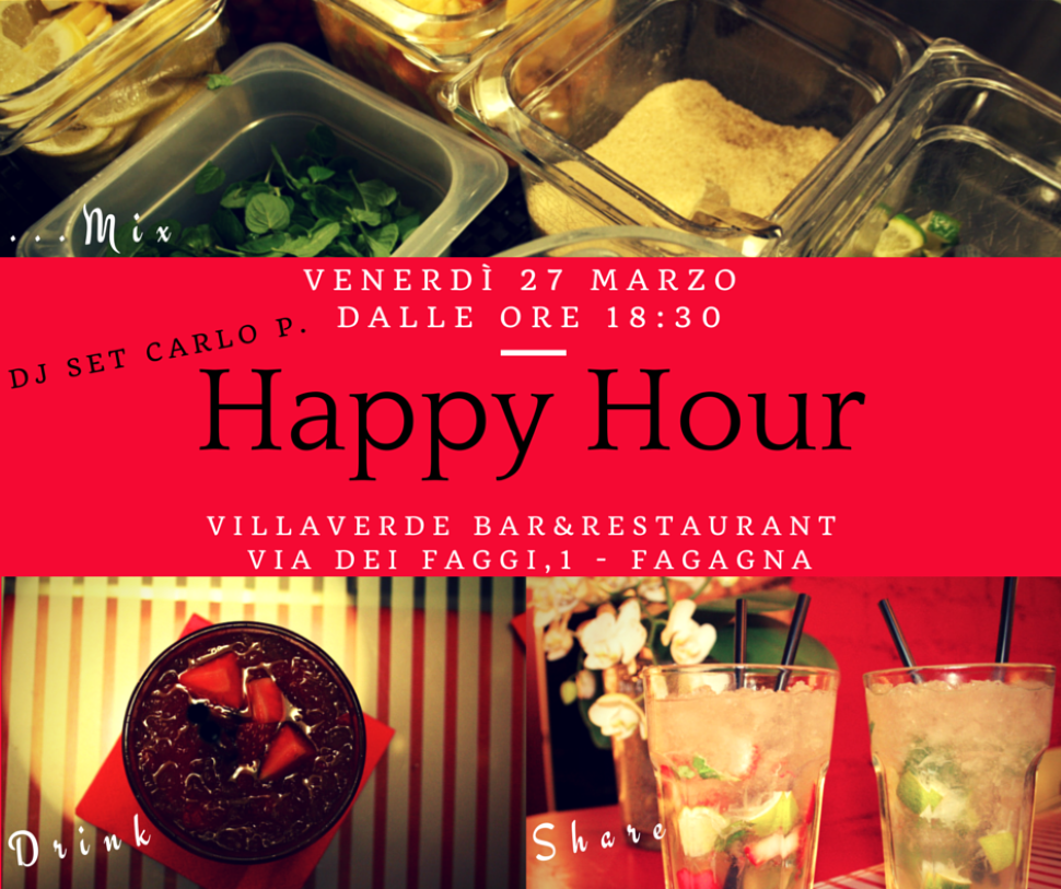 Happy Hour al Villaverde Bar&Restaurant