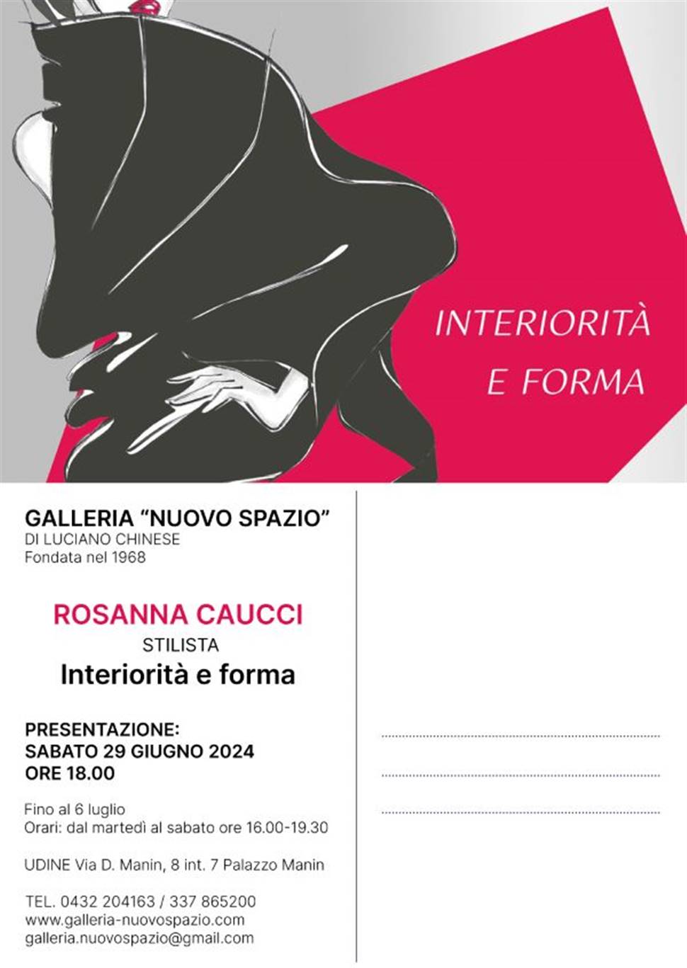 INTERIORITA' E FORMA  ROSANNA CAUCCI stilista