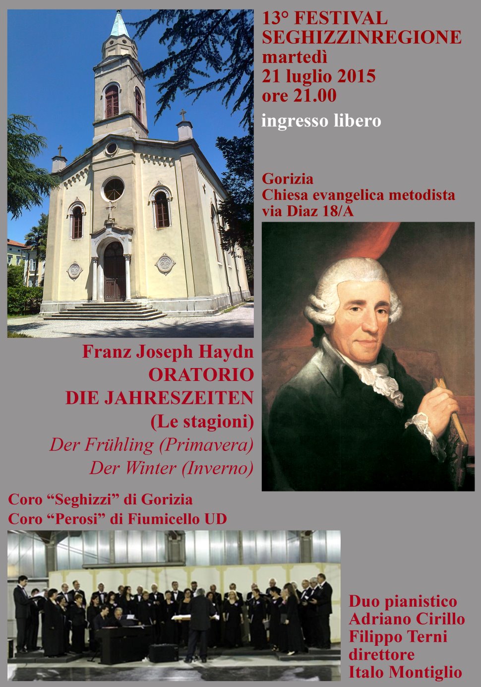 Festival SEGHIZZINREGIONE, Haydn: Die Jahreszeiten