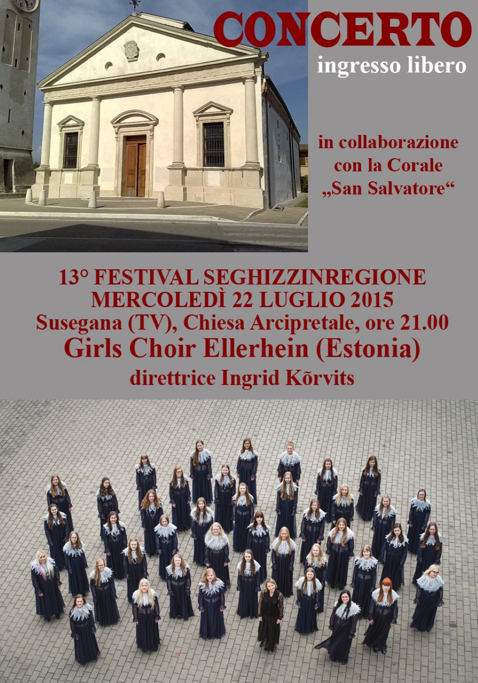 13° FESTIVAL SEGHIZZINREGIONE concerto a Susegana TV