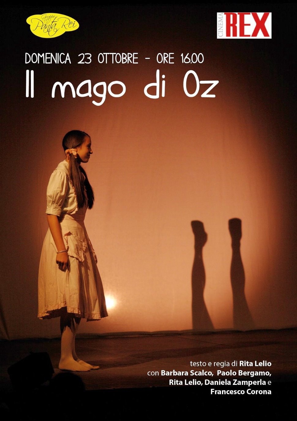 Domenica 23 ottobre, IL MAGO DI OZ al Cinema Teatro Rex di Padova