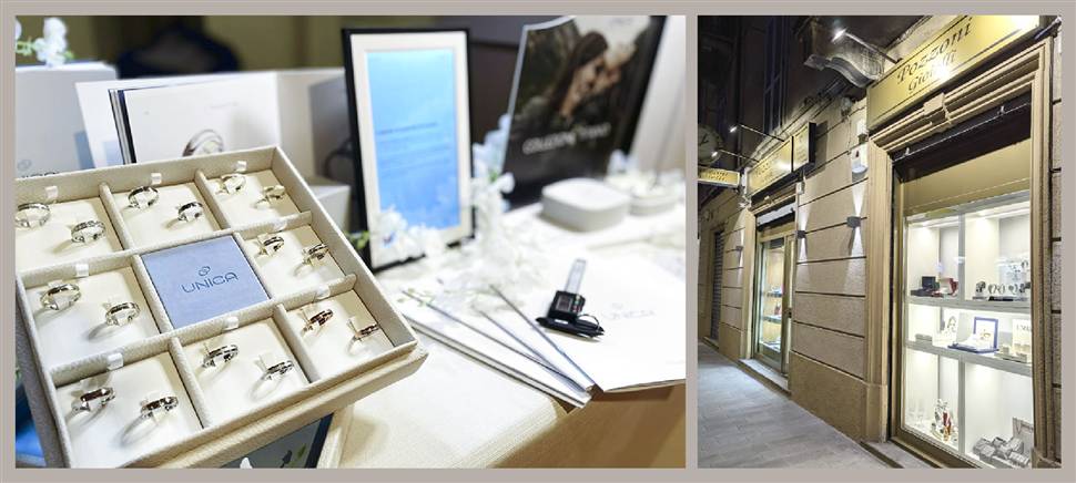 Vieni a trovarci e scopri il progetto UNICA®. Con l’aiuto di un software dedicato potrai creare le tue fedi nuziali personalizzate.