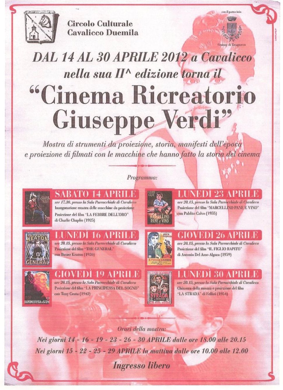 cinema ricreatorio Giuseppe Verdi  a Cavalicco