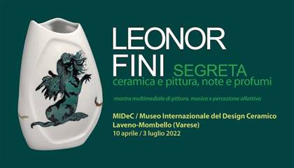 Grande successo di pubblico per la mostra "Leonor Fini segreta". Fino al 3 luglio 2022 - MIDeC / Museo Internazionale del Design Ceramico di Laveno-Mombello (Varese)