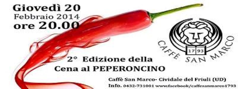 Caffè San Marco - 2° edizione Cena Piccante